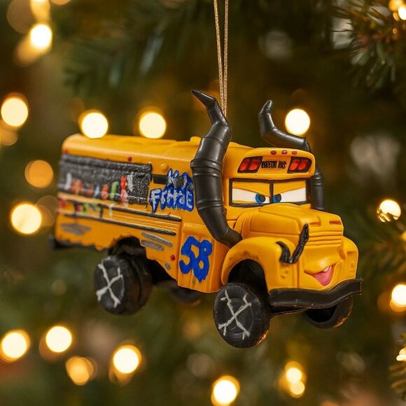 Christmas Disney Pixar Cars Ornament Miss Fritter By Hallmark Keepsake 2019 - Picture 1 of 15